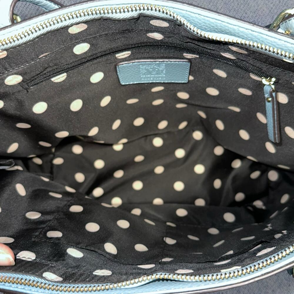 NWT Anne Klein Perfect Medium Tote Handbag - Aqua - Picture 5 of 7